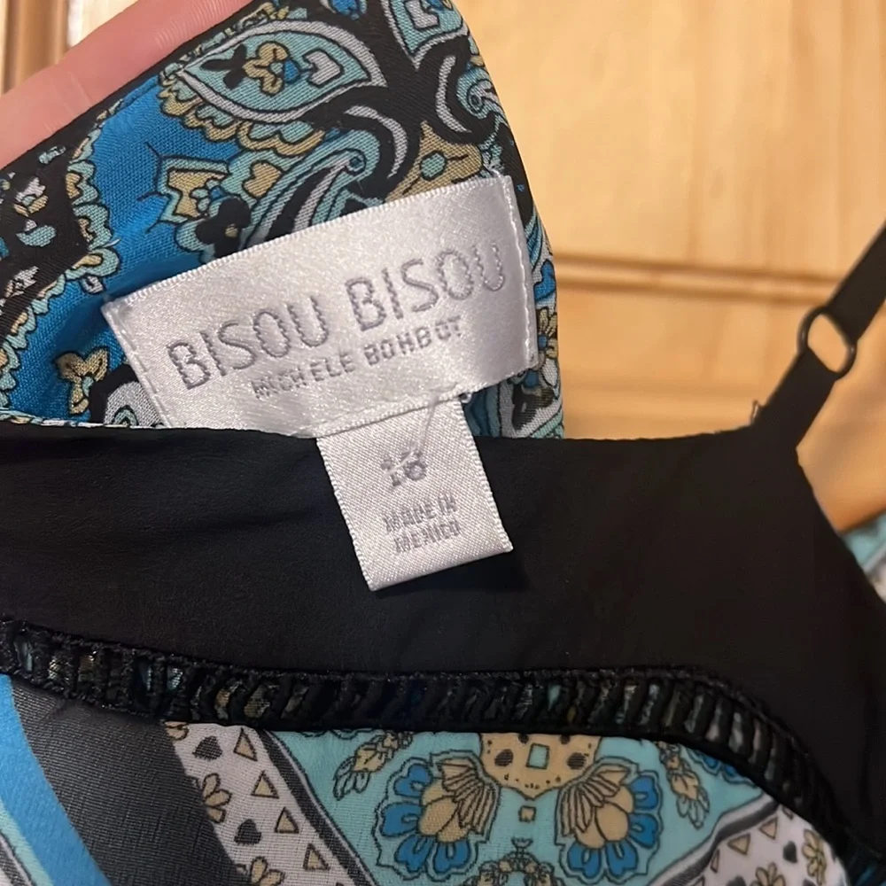 Patterned Maxi Dress with Adjustable Straps - Picture 4 of 4